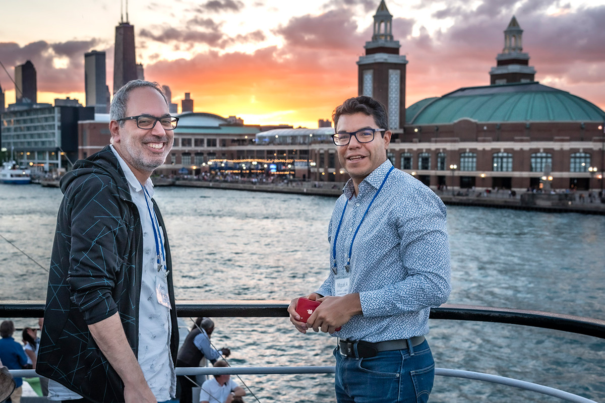 It is hard to focus on the institutional equilibrium during a gala dinner cruise on Lake Michigan after a great conference.